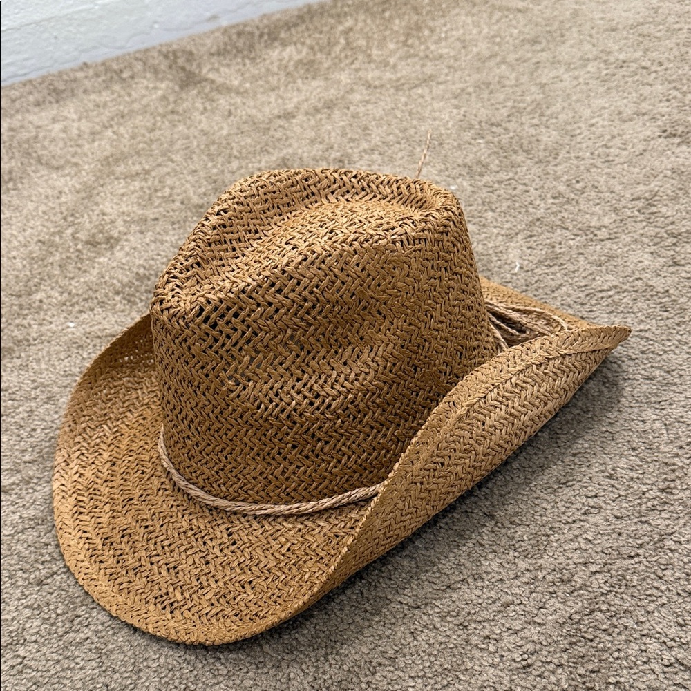 Amazon Women’s Brown Straw Cowboy Hat